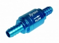 Zpětný ventil celo hliníkový Sytec - hadice 8mm - modrý | High performance parts
