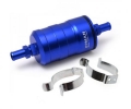 Benzínový filtr Epman univerzální na hadici 12mm - modrý (300LPH) | High performance parts