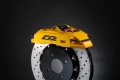 Přední brzdový kit D2 Racing pro Daihatsu Materia COO (06-12), 4-pístkové brzdiče, pevné kotouče 304x28mm | 