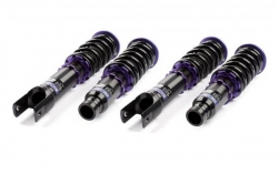 Kompletní výškově a tuhostně stavitelný podvozek D2 Racing série Drag pro BMW 3-Series E46 6-vál., vzadu pružina součástí tlumiče (98-05)