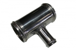 Hliníková (Alu) trubka T kus - průměr 102mm (4 palce) - 25mm - délka 100mm