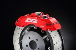 Přední brzdový kit D2 Racing pro Honda Odyssey RA6/RA7 (99-03), 8-pístkové brzdiče, plovoucí kotouče 421x36mm