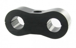 Separátor na vedení - průměr 2x 7,9mm - černý
