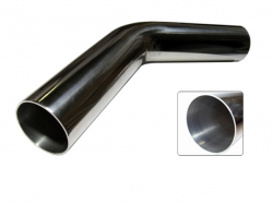 Hliníkové (Alu) koleno 45° - průměr 63mm (2,5 palce) - délka 60cm