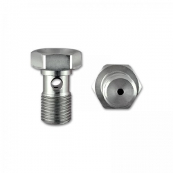 Olejový restriktor průtokový šroub na banjo 11mm turba s kluznými ložisky M11x1mm (7/16" x 24) - 2mm