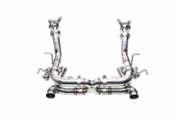 Manifold back výfuk se sportovními katalyzátory Innotech (IPE) na Ferrari 458 Speciale 4.5 V8 (14-15)