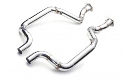 Downpipes s náhradami katalyzátorů Innotech (IPE) na Porsche 970.1 Panamera 4.8 Turbo (09-13)