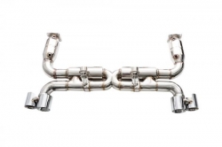Manifold back výfuk s náhradami katalyzátorů Innotech (IPE) na Porsche 997.1 Turbo / Turbo S (06-09)