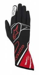Závodní rukavice Alpinestars Tech 1Z - černé/červené