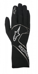 Závodní rukavice Alpinestars Tech 1 Race - černé/bílé