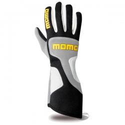Závodní rukavice Momo X-Treme Pro - šedé/černé/bílé