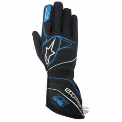 Závodní rukavice Alpinestars Tech 1ZX - modré/černé