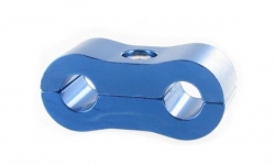 Separátor na vedení - průměr 2x 4,8mm - modrý