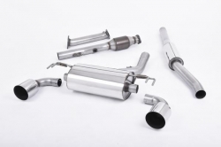 Turboback výfuk Milltek Mitsubishi Lancer Evo 10 X 2.0 Turbo (08-14) - koncovky Raptor 127mm - závodní verze bez rezonátoru
