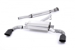 Secondary catback výfuk Milltek Toyota GT86 2.0 (12-) - verze s rezonátorem - koncovky černé (homologace)