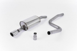 Catback výfuk Milltek Ford Fiesta Mk5 Zetec-S 1.6 16V (04-08) - koncovka černá