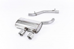 Catback výfuk Milltek VW Golf 5 R32 3.2 V6 (05-09) - verze bez rezonátoru - koncovka leštěná