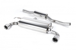 Catback výfuk Milltek VW Golf 4 R32 3.2 V6 4WD (02-05) - verze s rezonátorem - koncovky leštěné Jet