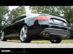 Catback výfuk Milltek Audi S5 B8 Coupe 4.2 FSI V8 Quattro manual/automat (07-11) - verze s klapkami - koncovky leštěné