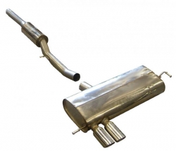 Catback výfuk Milltek Audi S3 8L 1.8T Quattro (98-03) - verze s rezonátorem