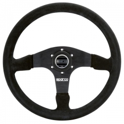 Volant Sparco R375 350mm - černý/černý - semiš