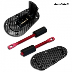 Zámky / držáky kapoty Aerocatch - carbon look