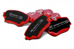 Zadní brzdové destičky EBC Redstuff na Porsche 911 (993) 3.8 Carrera RS (95-97)