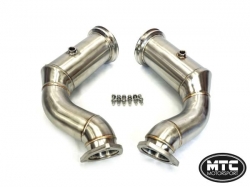 Downpipes s náhradami katalyzátorů MTC Motorsport Audi SQ7 / SQ8 / RSQ8 4.0 TFSI bi-turbo (19-)