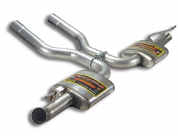 Zadní díl výfuku Supersprint Porsche 957 Cayenne 3.6i V6 290PS (07-)