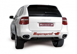 Koncovky výfuku Supersprint Porsche 957 Cayenne S 4.8i V8 385PS (07-)