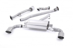 Primary catback výfuk Milltek Subaru BRZ 2.0 (12-) - verze bez rezonátoru - koncovky titanové
