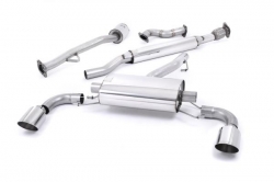 Primary catback výfuk Milltek Subaru BRZ 2.0 (12-) - verze s rezonátorem - koncovky leštěné