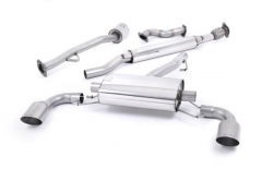 Primary catback výfuk Milltek Subaru BRZ 2.0 (12-) - verze s rezonátorem - koncovky titanové