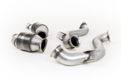 Downpipes s náhradami katalyzátorů Milltek Mercedes C-Klasse W205 C63/C63 S sedan 4.0 V8 Bi-Turbo (15-)