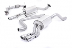 Turboback výfuk Milltek Ford Fiesta Mk6 1.0T EcoBoost 100-140PS (13-17) - závodní verze s rezonátorem - koncovka leštěná
