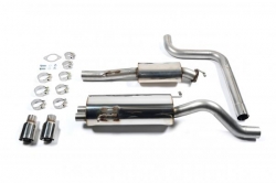 Catback výfuk Milltek Ford Fiesta Mk6 ST180 / ST200 1.6T EcoBoost (13-17) - závodní verze s rezonátorem - koncovka leštěná