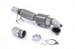 Downpipe se sportovním katalyzátorem Milltek Ford Focus Mk3 RS 2.3T EcoBoost 5-dv. Hatchback (16-) - OEM výfuk