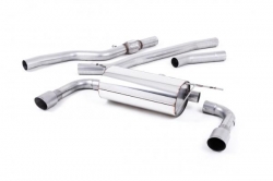 Catback výfuk Milltek BMW 4-Series F32 428i Coupe automat N20 (14-19) - verze bez rezonátoru - koncovky dual titanové