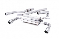 Catback výfuk Milltek BMW 4-Series F32 428i Coupe manual N20 (14-19) - verze bez rezonátoru - koncovky dual leštěné