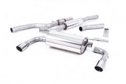 Catback výfuk Milltek BMW 4-Series F32 428i Coupe manual N20 (14-19) - verze s rezonátorem - koncovky dual leštěné