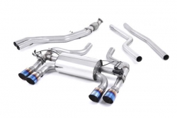 Catback výfuk Milltek BMW 2-Series F87 M2 Coupe (16-19) - koncovky titanové modré (homologace)