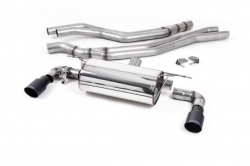 Catback výfuk Milltek BMW 1-Series F20 / F21 LCI M140i 3/5dv. (15-18) - závodní verze - koncovky černé