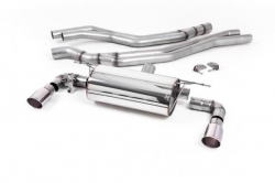 Catback výfuk Milltek BMW 1-Series F20 / F21 LCI M140i 3/5dv. (15-18) - závodní verze - koncovky leštěné