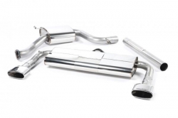 Catback výfuk Milltek Seat Leon 5F Cupra 280/290 2.0 TSI (14-) - verze s rezonátorem - koncovky leštěné Oval (homologace)