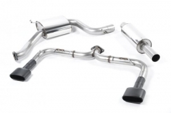 Catback výfuk Milltek Seat Leon 5F Cupra 280/290 2.0 TSI (14-) - verze bez rezonátoru - koncovky černé Oval