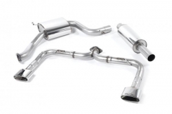 Catback výfuk Milltek Seat Leon 5F Cupra 280/290 2.0 TSI (14-) - verze bez rezonátoru - koncovky leštěné Oval