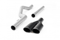 Catback výfuk Milltek VW Amarok 3.0 V6 TDI 204/224PS (17-) - koncovka černá