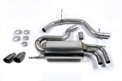 Catback výfuk Milltek VW Golf 5 GTi ED30 2.0 TFSI 230PS (06-09) - verze bez rezonátoru - koncovka černá (homologace)