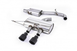 Catback výfuk Milltek VW Golf 6 R 2.0 TSI 270PS (09-13) - verze s rezonátorem Race - koncovky černé