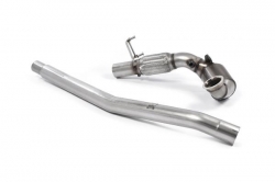 Downpipe se sportovním katalyzátorem Milltek VW Golf 7 GTi včetně Performance Pack, Clubsport/S (13-) - OEM výfuk (homologace)